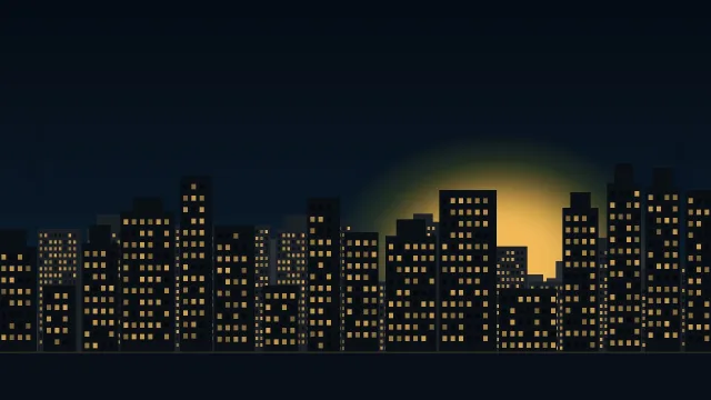 Illustration of a residential development